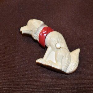 KFC Kids Meal - Winter Wonder Pals - White Dog / Wolf - APPLAUSE 1998